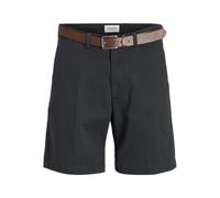 JACK & JONES Jpstmarco Jjfranco Chino Shorts W Belt, Navy Scuro, S Uomo