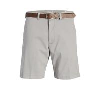JACK & JONES Jpstmarco Jjfranco Chino Shorts W Belt, Ultimate Grey, S Uomo
