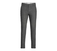 JACK & JONES Jpstmarco Jjhenry Chino SN Pantaloni, Grigio Scuro/Dettaglio: Houndstooth, 33W x 34L Uomo