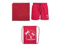 JACK & JONES Jpstmaui Beach Pack, Rosso Vivo, M Uomo