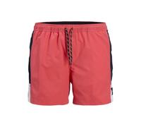 JACK & JONES Jpstmaui Jjswim Blocked Zip AKM SN Uomo, Corallo, L