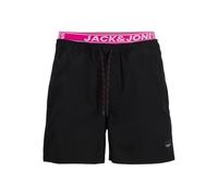 JACK & JONES Jpstmaui Jjswim Db WB Neon AKM, Nero, M Uomo