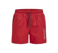 JACK & JONES Jpstmaui Jjswim Double Logo AKM SN Jnr, Rosso Vivo, 16 Anni Uomo