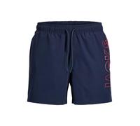 JACK & JONES Jpstmaui Wave Logo Swim Shorts SN, Blazer Blu Marine, S Uomo