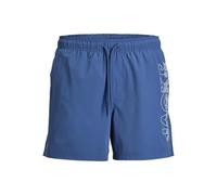 JACK & JONES Jpstmaui Wave Logo Swim Shorts SN, Delft, L Uomo