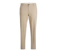 JACK & JONES Jpstollie Jjdave Linen Blend Pantaloni, Crockery, 32W x 32L Uomo