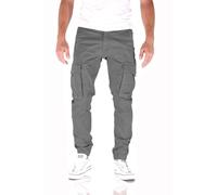 JACK & JONES Pantaloni cargo 'Paul Flake' grigio, Taglia 34