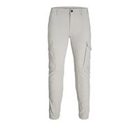 Jack & Jones Jpstpaul Jjflake Cargo Noos Pantaloni Cargo da Uomo, Grigio Chiaro, W31
