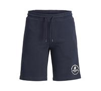 JACK&JONES JUNIOR Jpstswift Sweat Shorts AUT SN Jnr Pantaloncini Felpati, Blu Scuro, 176 Bambino