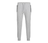 JACK & JONES Jpstwill Jjfusion Sweat Pants NB Noos Pantaloni da Jogging da Uomo, Chiaro Grigio Melange, S