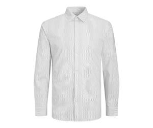 JACK&JONES JUNIOR Camicia da Ragazzo, Bianco, 128 cm