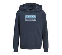 Jack & Jones Junior Felpa 'JCOFusion' blu notte / blu ciano / bianco Bambini Jack & Jones Junior 128