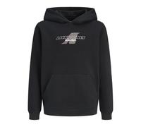 JACK & JONES Junior Jcotier Front Print Sweat Hood Jnr, Nero, 152