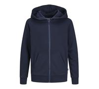Jack & Jones - Jjebradley Sweat Zip Hood Noos Jnr Blu - Abbigliamento 16A Blu