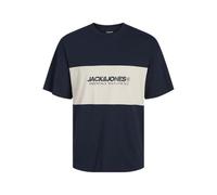 JACK&JONES JUNIOR Jjelegacy Blocking Tee SS O-Neck Jnr T-Shirt, Navy Blazer/Dettagli: Blocco, 14 Anni Bambini e Ragazzi