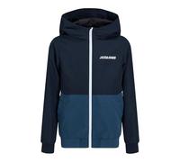 JACK&JONES JUNIOR JJERUSH Hood Bomber Noos Jnr Giacca Softshell da Ragazzo, Navy Blazer/Dettagli: Ensign Blue/White Blocking, 164, Blazer Blu Navy/Dettaglio: Blocco Blu Intenso/Bianco, 164 cm