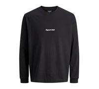 JACK & JONES Junior Jornorrebro EMB Tee L Crew Neck Jnr, Nero, 12 Anni