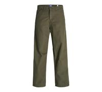 JACK & JONES Junior JPSTAlex JJBarkley Carpenter Trousers Jnr Uomo Jeans Verde Oliva 152 100% Cotone