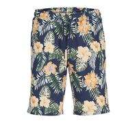 JACK&JONES JUNIOR Jpstchill AOP Jnr Sweat Shorts, Blazer Blu Marine, 152 cm
