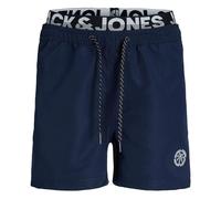 JACK & JONES JUNIOR JPSTFIJI JJSWIM WB LY SN Jnr Pantaloncini da Bagno, Navy Blazer, 128 Ragazzi