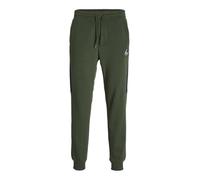 JACK&JONES JUNIOR JPSTGORDON JJKYLO Sweat Pants Jnr Pantaloni Sportivi, Kombu Green/Detail:Blocking Navy Blazer/Relaxed Fit, 140 Bambino