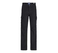 Jack & Jones Pantaloni cargo JPSTKANE JJBARKLEY Noos Jnr Nero Bambino 16 anni