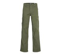 JACK&JONES JUNIOR JPSTKANE JJHARLOW Cargo Noos Jnr Pantaloni, Dusty Olive, 140 Bambino