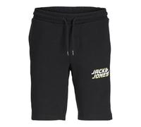 JACK&JONES JUNIOR JPSTKAPPER - Pantaloncini Sportivi SMU Jnr, Nero, 152 cm