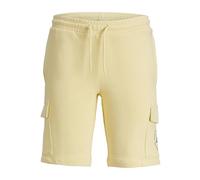 JACK&JONES JUNIOR Jpstswift Cargo AUT Jnr Sweat Shorts, French Vanilla, 164 cm