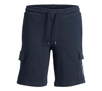 JACK&JONES JUNIOR Jpstswift Cargo Sweat Shorts AUT Jnr Pantaloncini in Felpa, Blazer Blu Marine, 152 Bambino