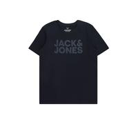 JACK&JONES JUNIOR JJECORP Logo Tee SS O-Neck SN Jnr, T-Shirt Bambino, Navy Blazer/Print:JR/Large Print W.Navy Blazer,