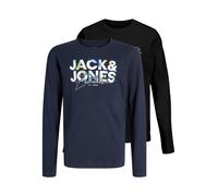 Jack & Jones Junior Maglietta 'JJGEPLAS' navy / giallo / nero / bianco Bambini - Bimbo - Ragazzo (taglie 140-176) - Abbigliamento - Maglie e camicie - Maglie a maniche lunghe Jack & Jones Junior 164