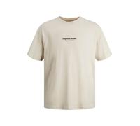 Jack & Jones Junior Maglietta 'JORVesterbro' beige / nero Bambini Jack & Jones Junior 152 beige / nero