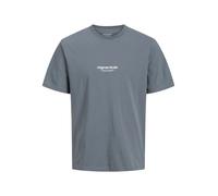 Jack & Jones Junior Maglietta 'JORVesterbro' grigio scuro / bianco Bambini Jack & Jones Junior 152 grigio scuro / bianco