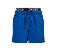 Jack & Jones Junior Pantaloncini da bagno 'JPSTMaui' blu reale / nero Bambini Jack & Jones Junior 140 blu reale / nero