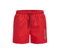 Jack & Jones Junior Pantaloncini da bagno 'JPSTMaui' navy / rosso / bianco Bambini Jack & Jones Junior 152xregular