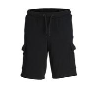 JACK & JONES JPSTBRADLEY - Pantaloncini Cargo GMS Jnr, Nero, 164 cm