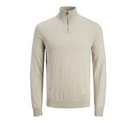 Jack & Jones Jjeemil Knit Half Zip Noos Jnr Maglione da Ragazzo, Farina d'avena, 140