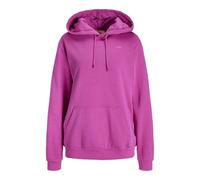 JJXX Jxabbie RLX LS Every Hood Swt Noos Felpa con Cappuccio, Rosso Fucsia/Stampa: Carmine Rose Logo, XS Donna