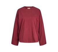 JACK & JONES Jxandrea Wash Loose LS Tee Jrs, Cabernet, M Donna