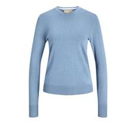 Jack&Jones JXCARA Comfy Crew Neck Knit, Maglia a Maniche Lunghe Donna, Black/Detail:/Fog,