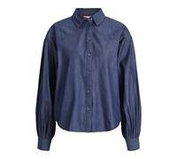 JACK & JONES Jxdebby Chambray LS Balloon Shirt Wvn, Denim Blu Scuro, XL