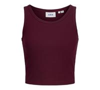 Jack & Jones Jxfallon STR SL Rib Top Jrs Noos, Cabernet, L