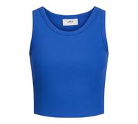 JJXX Jxfallon STR SL Rib Top Jrs Noos Canotta, Blue Iolite, S Donna