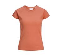 JACK & JONES Jxfriend STR SS Rib Tee Jrs Noos T-Shirt, Peach Echo, M Donna