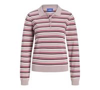 JACK & JONES Jxlilliana LS Polo Neck Knit, Violet Ice, S