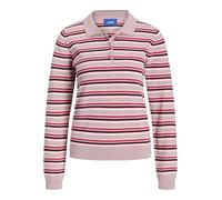 JACK & JONES Jxlilliana LS Polo Neck Knit, Violet Ice, S Donna