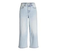 Jack & Jones Jxmilla Wide HW Culotte DNM Jeans da Donna, Blu, 25W x 32L