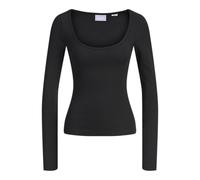 JACK & JONES Jxstar LS U Neck Top Jrs Noos, Nero, XS