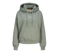 Jack & Jones Jxstudio Vesterbro LS RLX - Felpa con Cappuccio Swt Noos, Spruzzo di Mare, M
